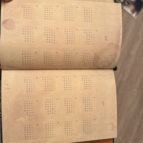 Harry Potter Journal & Monthly Planner Hardcover Ribbon Pagemarker Never Used - Picture 12 of 12